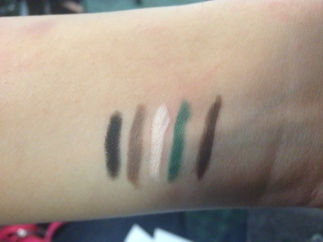 swatch eye pencil PaolaP make-up swatch eye pencil PaolaP make-up