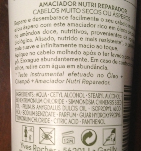 Yves Rocher balsamo nutri riparatore inci Yves Rocher balsamo nutri riparatore inci