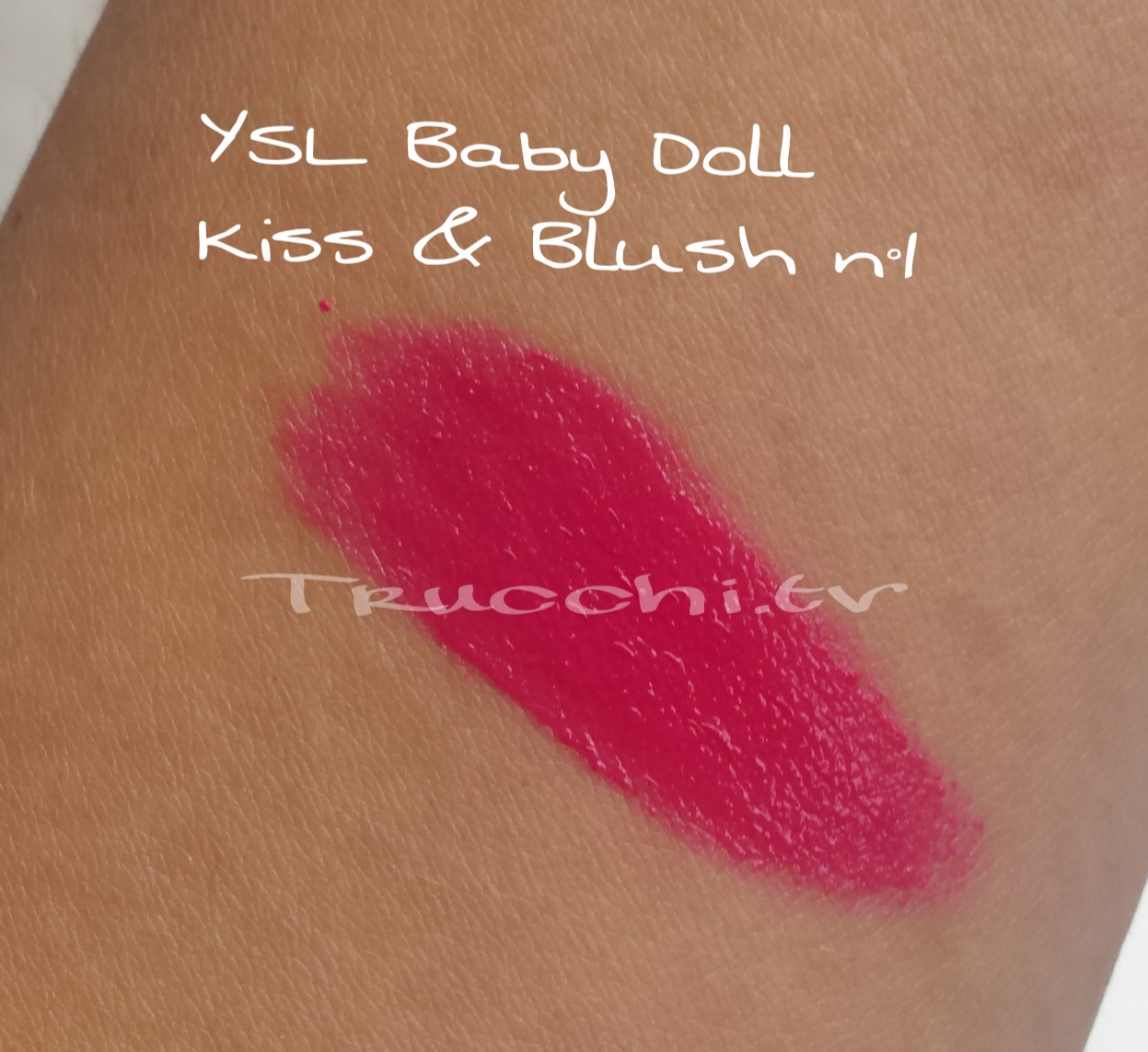 swatch ysl baby doll kiss&blush n°1 swatch ysl baby doll kiss&blush n°1