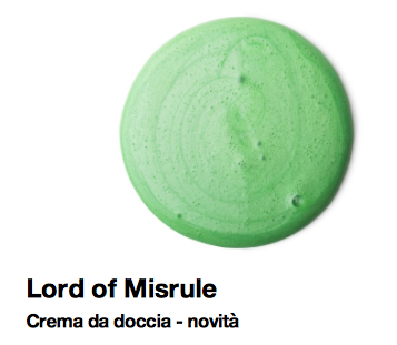 Lush Halloween 2015 lord of misrule crema da doccia