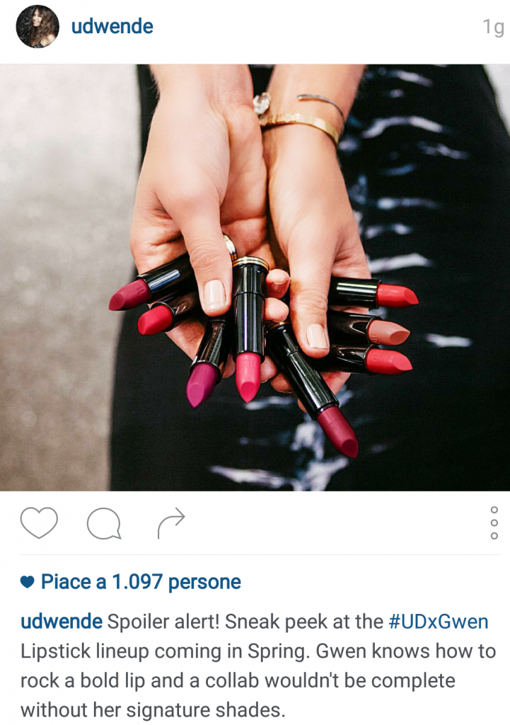 Nuovi rossetti Urban Decay con Gwen Stefani primavera 2016 Nuovi rossetti Urban Decay con Gwen Stefani primavera 2016