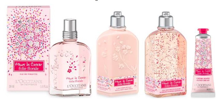 Nuova Linea L'Occitane en Provence Fleur de Cerisier Folie Floraleù Nuova Linea L'Occitane en Provence Fleur de Cerisier Folie Floraleù