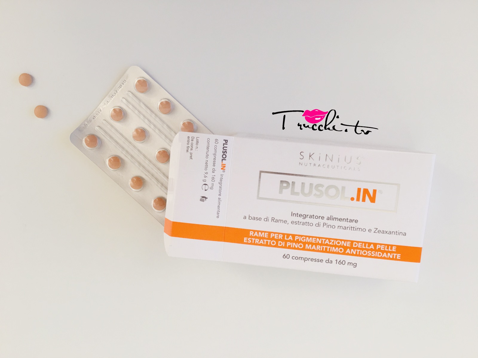 Integratori alimentari Skinius Nutraceuticals Plusol.in