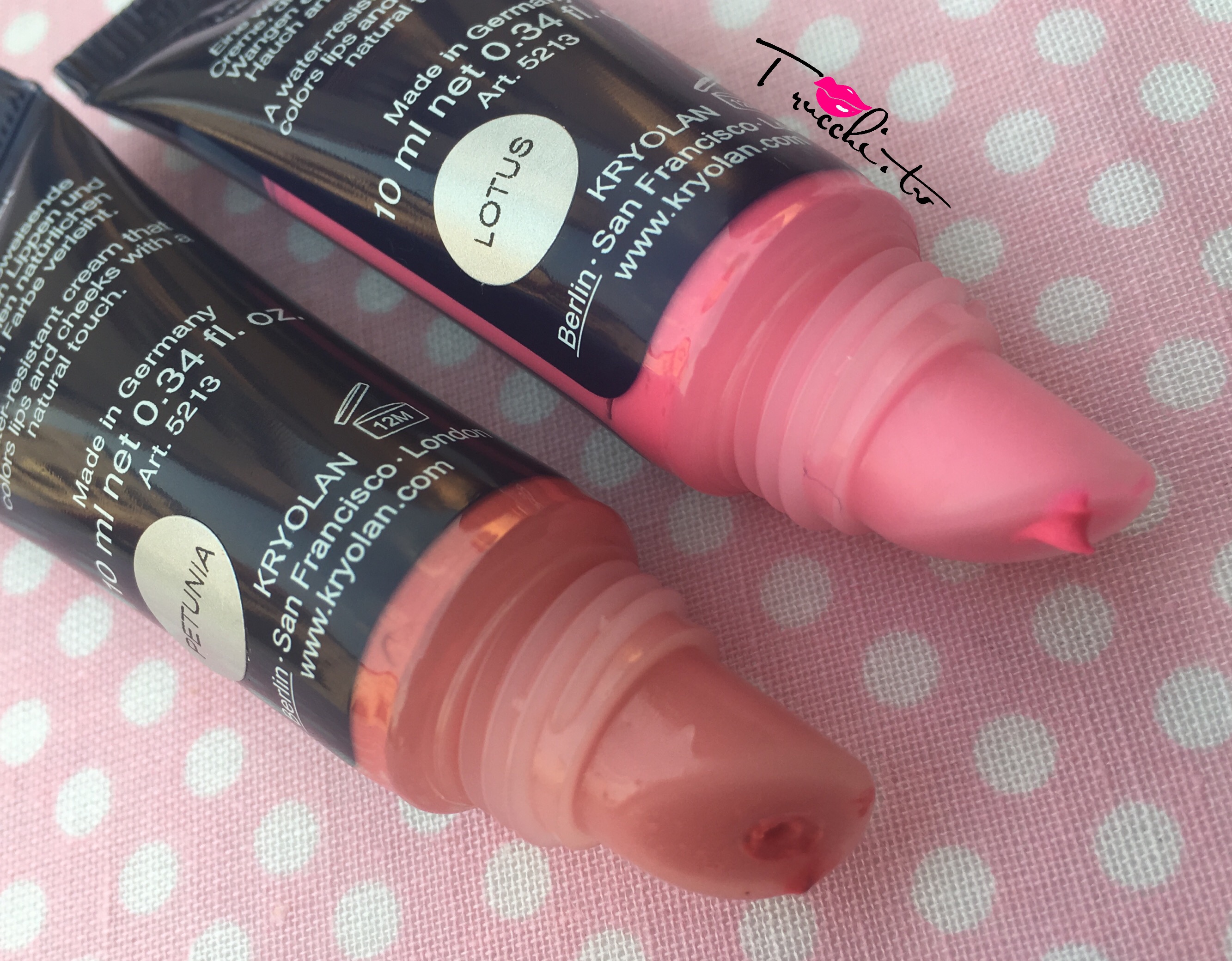 Kryolan Lip'n'Cheek Lotus e Petunia