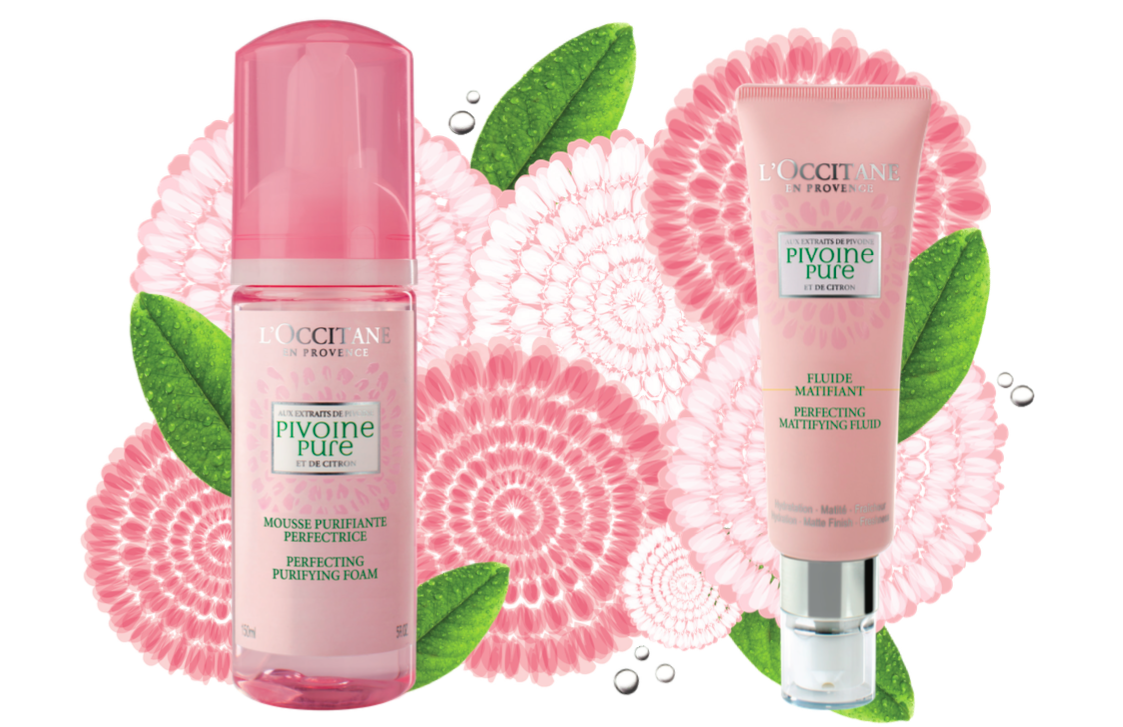 Nuova Linea Trattamento Viso L'Occitane Pivoine Pure - Opacizzante e Purificante Nuova Linea Trattamento Viso L'Occitane Pivoine Pure - Opacizzante e Purificante