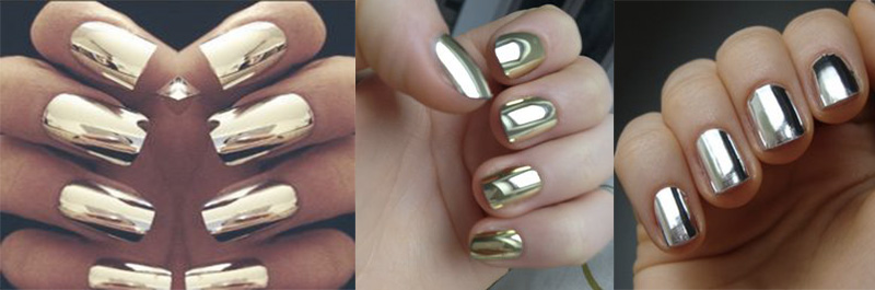 Tendenze Unghie 2017: Metallizzate e Mirror Effect