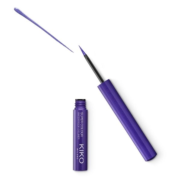Eyeliner colorato Kiko Super colour waterproof eyeliner 05 Violet