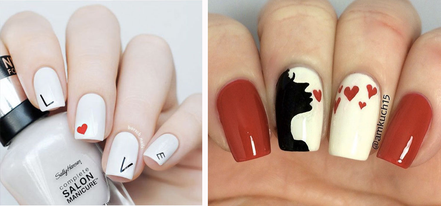 10 Idee Nail Art per San Valentino 2018