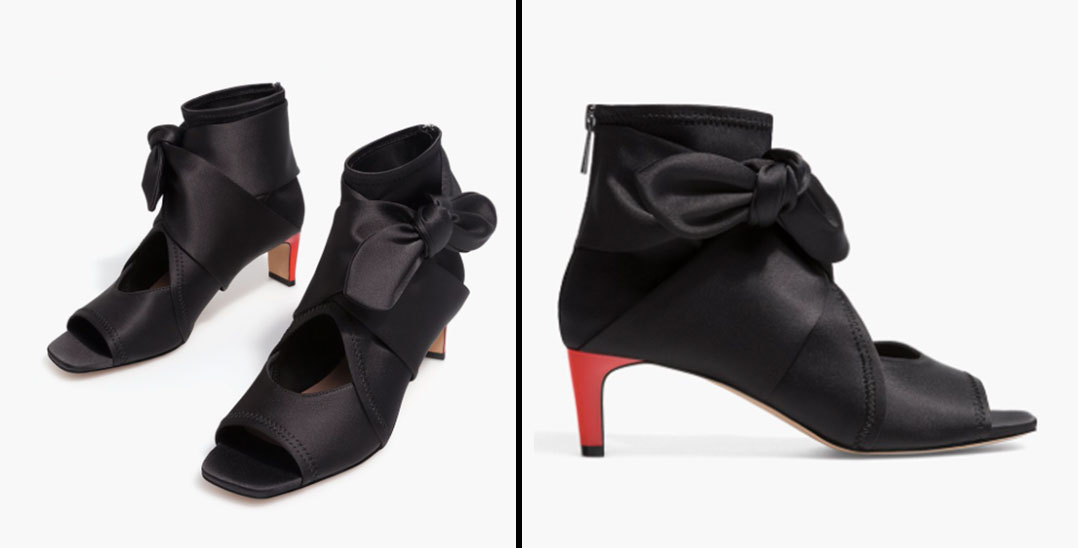 Stradivarius Stivaletto Tacco Fiocco Stradivarius Stivaletto Tacco Fiocco