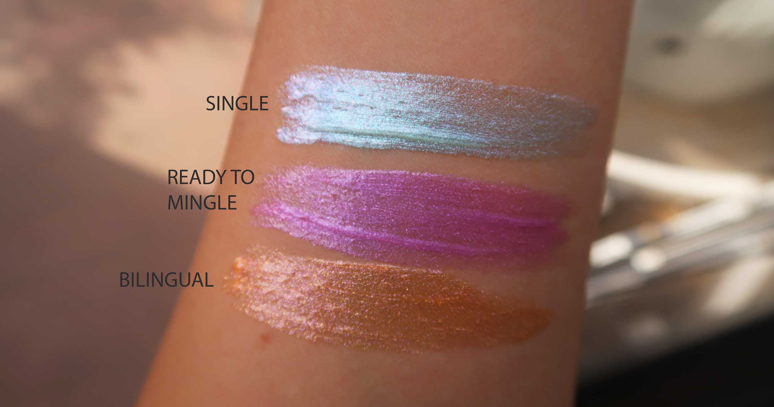 Fenty Beauty Summer Daze Iridescent Lip Luminizer Trio Swatches