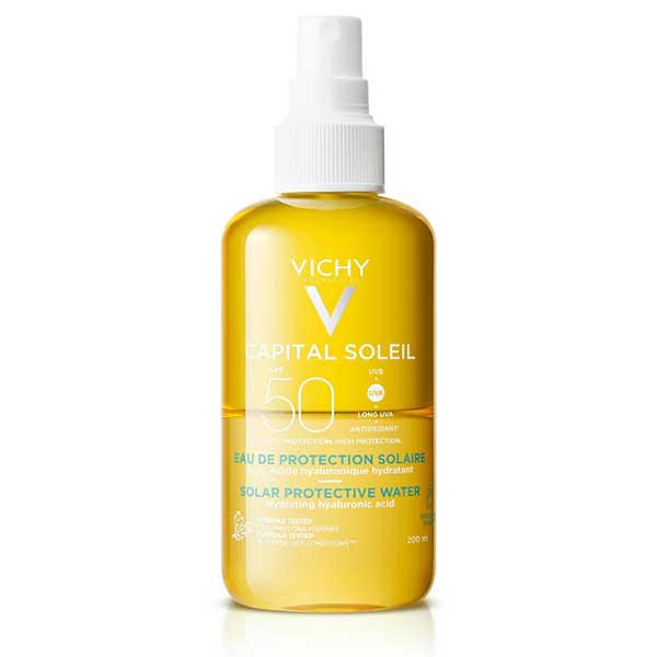 Vichy Capital Soleil Acqua Solare Protettiva Idratante spf 50 Vichy Capital Soleil Acqua Solare Protettiva Idratante spf 50