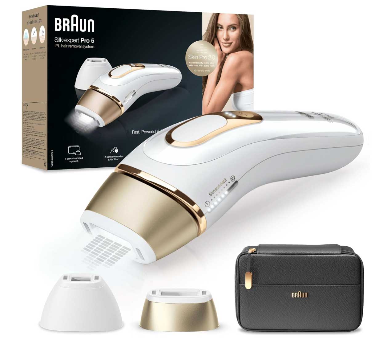 Braun Silk-Expert Pro 5 Epilatore Luce Pulsata Braun Silk-Expert Pro 5 Epilatore Luce Pulsata