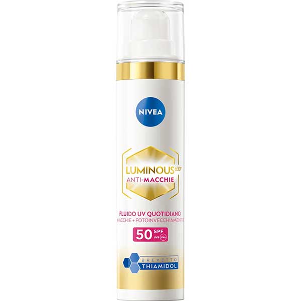 Nivea LUMINOUS630® ANTI-MACCHIE Fluido UV Quotidiano SPF50 Nivea LUMINOUS630® ANTI-MACCHIE Fluido UV Quotidiano SPF50