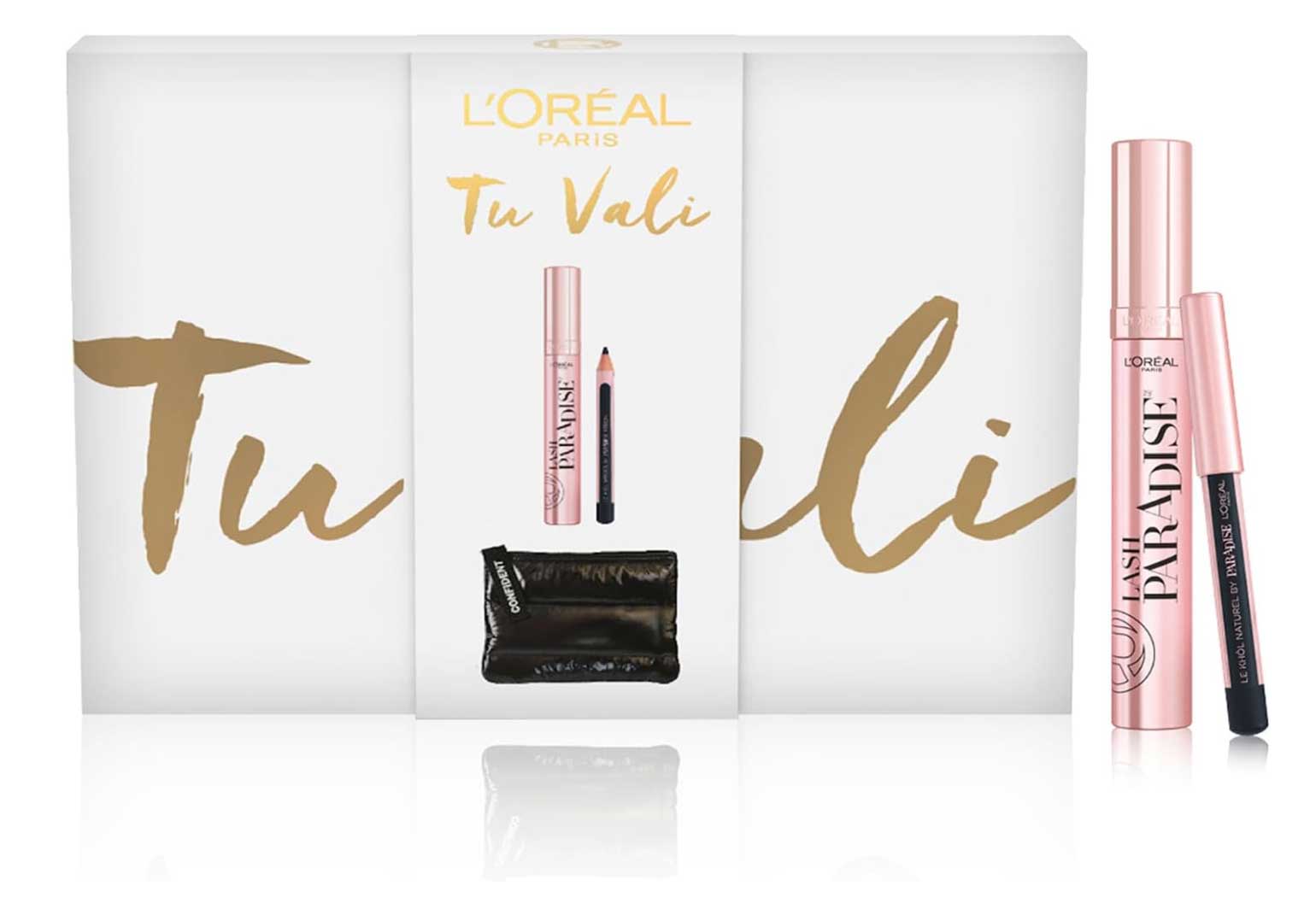 L'Oréal Paris Pochette Regalo con Mascara Nero Volumizzante e Mini-Matita Occhi L'Oréal Paris Pochette Regalo con Mascara Nero Volumizzante e Mini-Matita Occhi