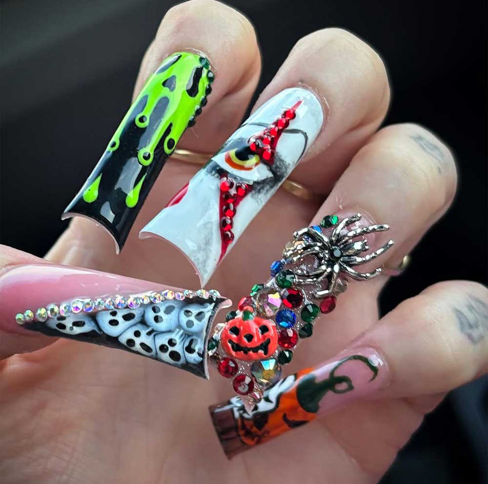 Unghie Halloween - Junk Nails Unghie Halloween - Junk Nails