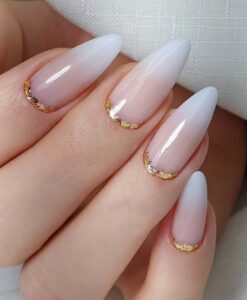 Babyboomer con foglia di oro Babyboomer con foglia di oro