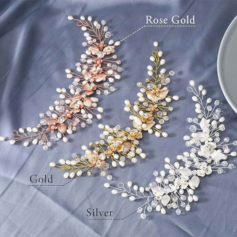 Vite Per Capelli Da Sposa In Argento Con Cristalli - Accessorio Matrimonio Elegante - Foto 7