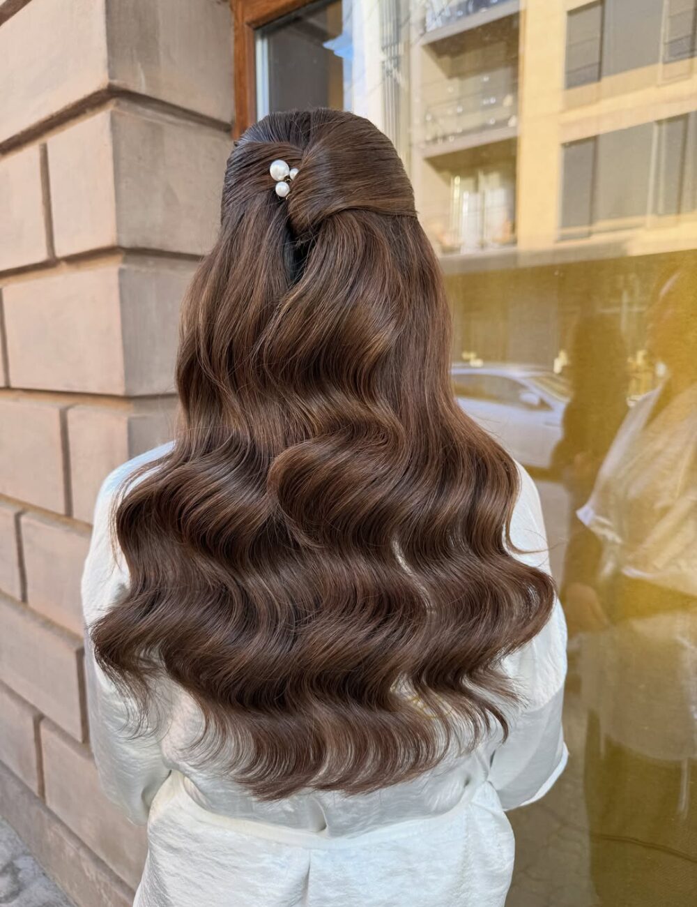 Acconciatura sposa con onde Hollywood Acconciatura sposa con onde Hollywood