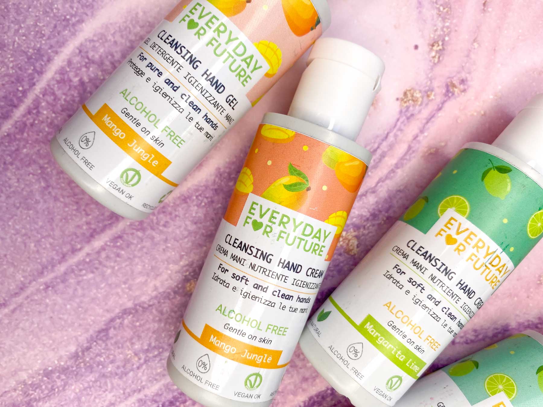 Igienizzanti mani gel crema profumati