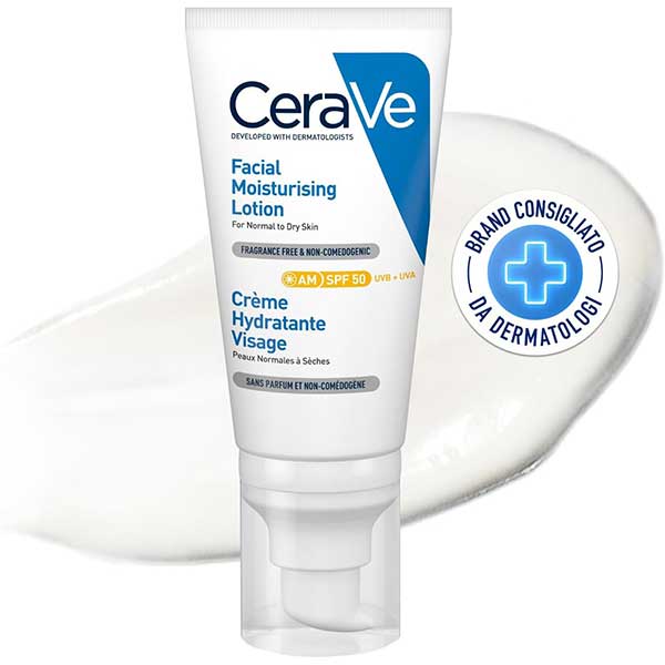 CeraVe Crema Idratante Viso con SPF 50 CeraVe Crema Idratante Viso con SPF 50