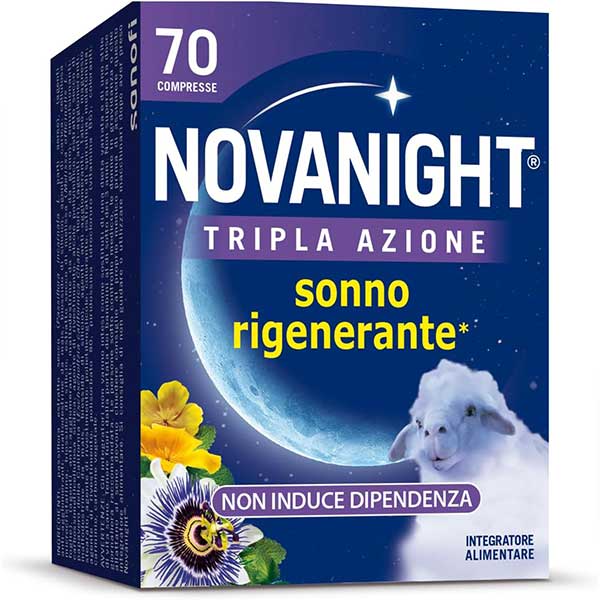 Novanight Tripla Azione Melatonina per Dormire Novanight Tripla Azione Melatonina per Dormire