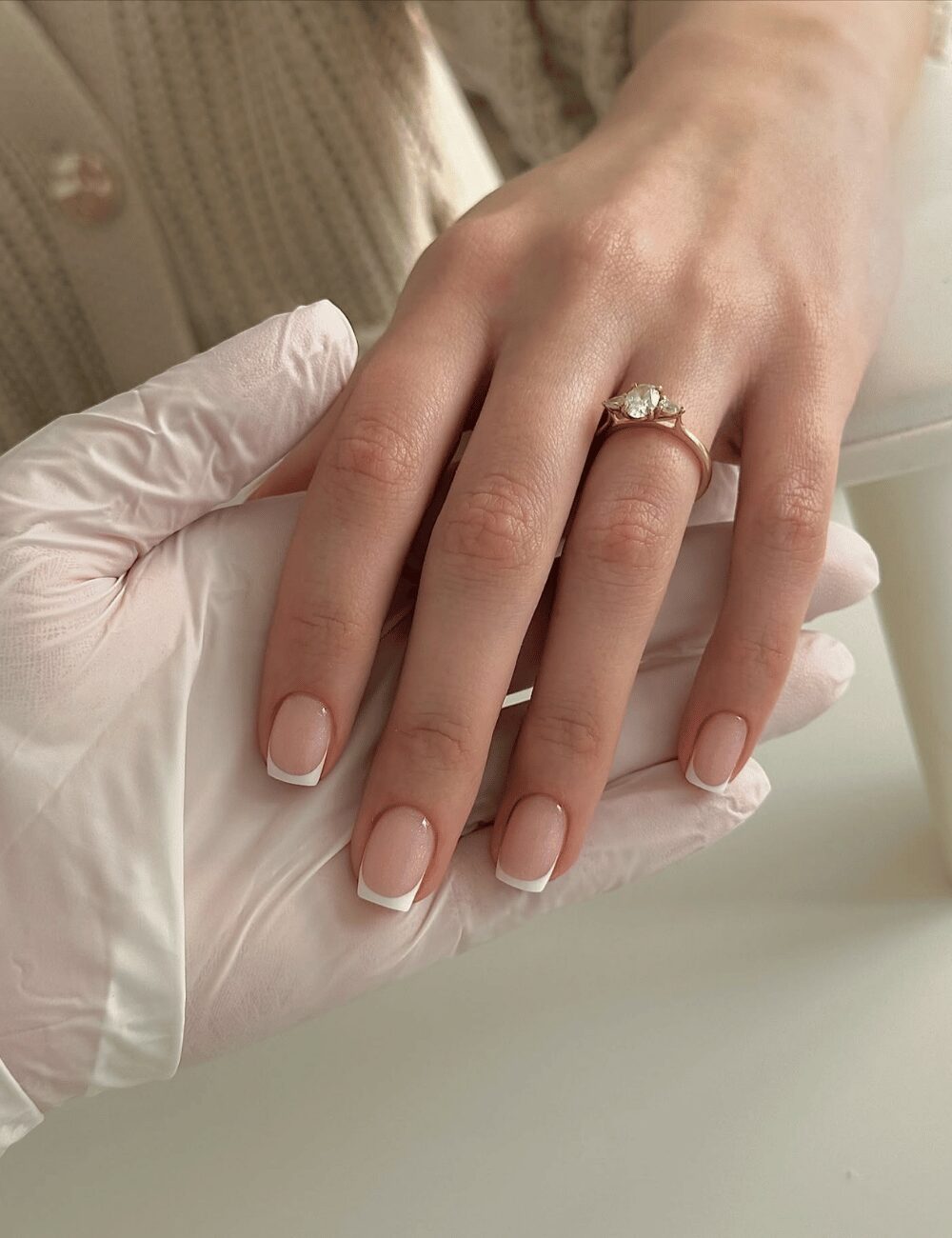 Unghie sposa french Unghie sposa french