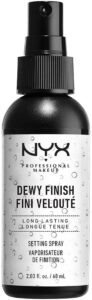 Nyx setting spray finish dewy Nyx setting spray finish dewy