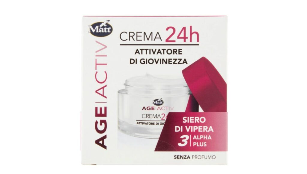 Matt Crema 24h Attivatore di Giovinezza Siero di Vipera Matt Crema 24h Attivatore di Giovinezza Siero di Vipera