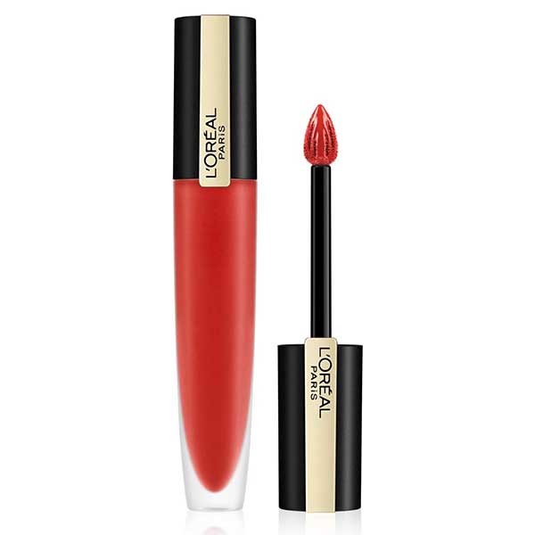 L'Oréal Paris Rouge Signature in I Don't  - Rossetto rosso opaco liquido a lunga tenuta L'Oréal Paris Rouge Signature in I Don't  - Rossetto rosso opaco liquido a lunga tenuta