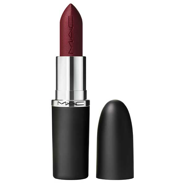 Mac MACXIMAL Silky Matte Lipstick in Diva - Rosso vinaccia matte morbido e confortevole Mac MACXIMAL Silky Matte Lipstick in Diva - Rosso vinaccia matte morbido e confortevole