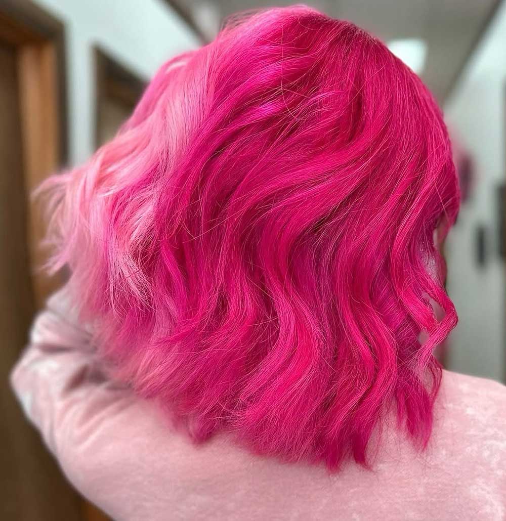 Capelli fucsia e rosa Capelli fucsia e rosa