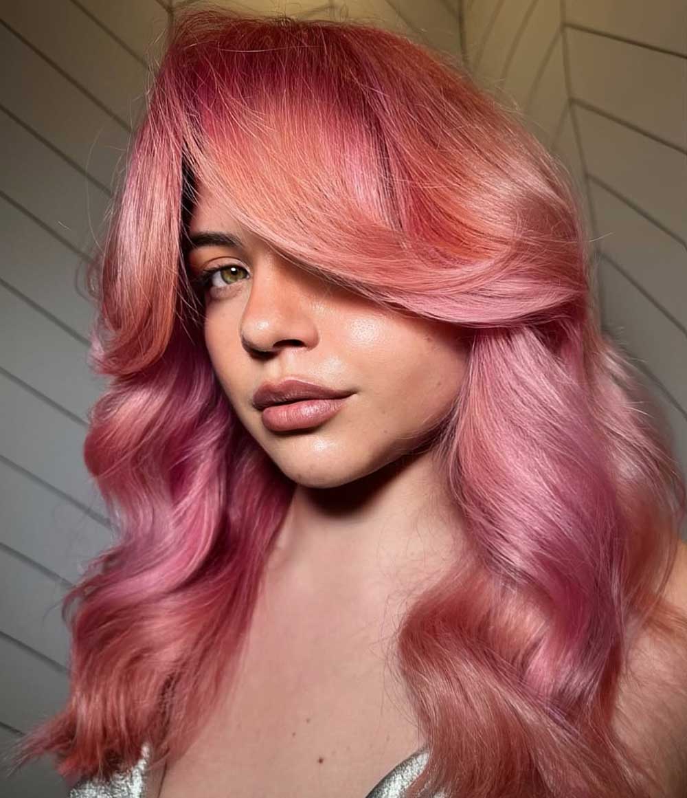 Capelli rosa pesca Capelli rosa pesca