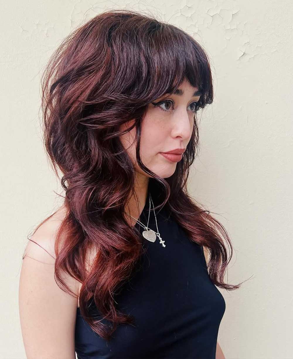 Wolf cut capelli lunghi Wolf cut capelli lunghi