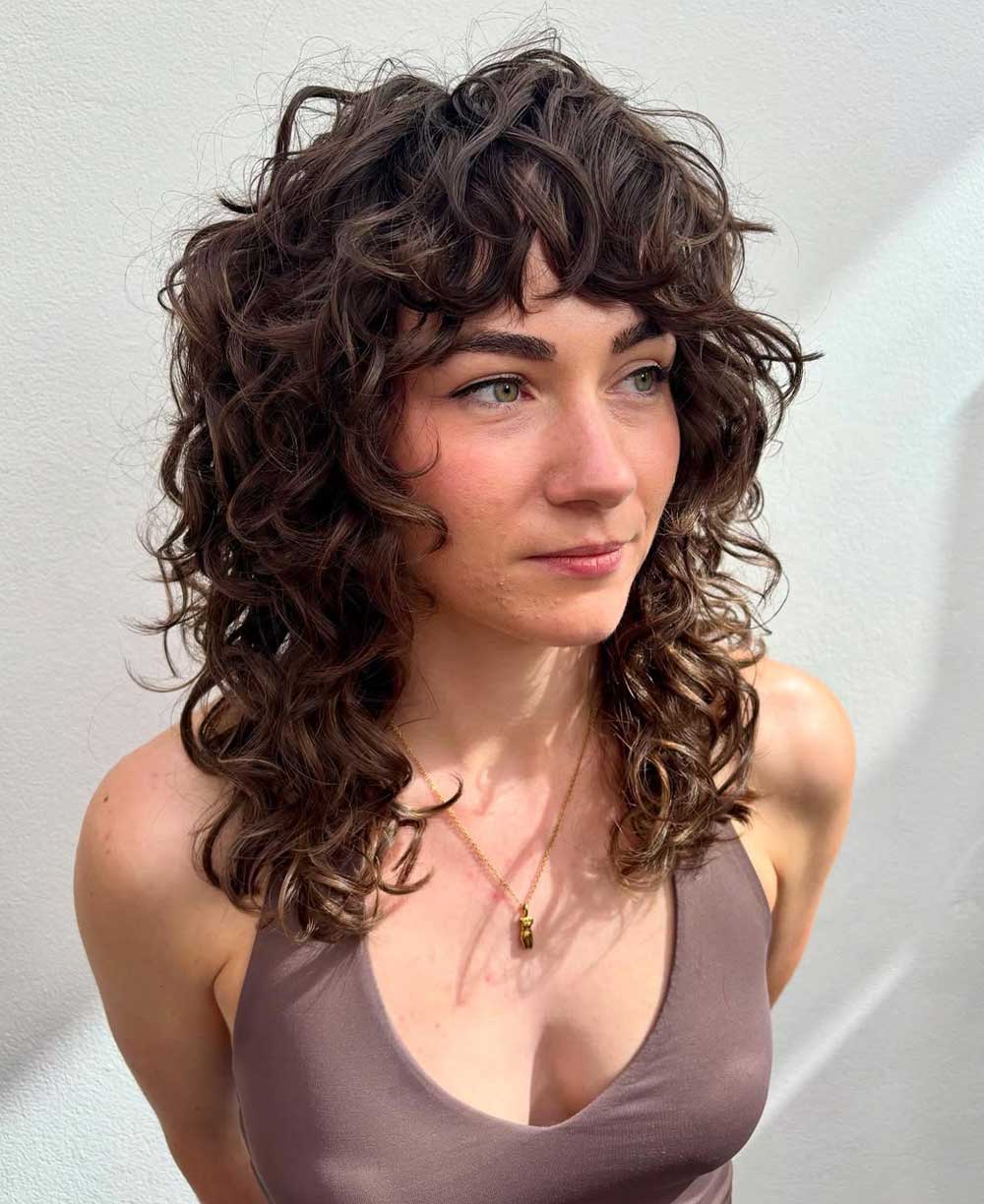 Wolf cut capelli ricci Wolf cut capelli ricci