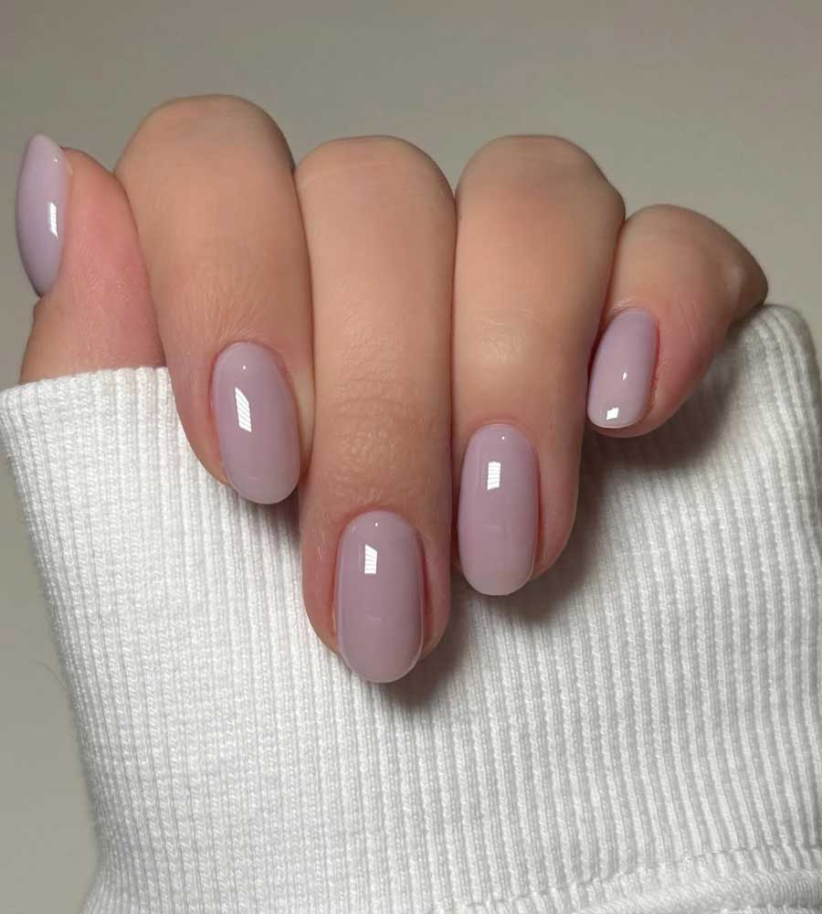 Unghie pastello lilla Unghie pastello lilla