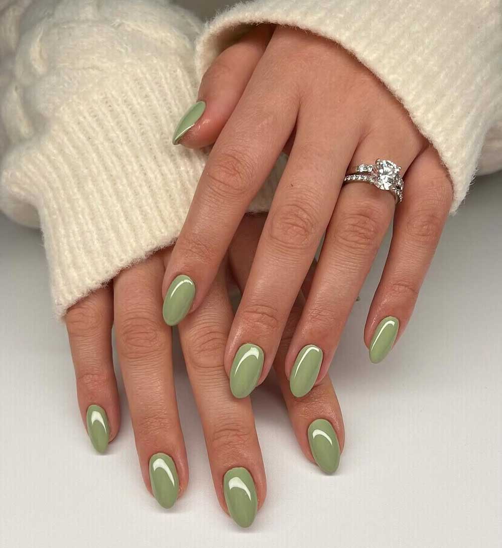 Unghie pastello verde Unghie pastello verde