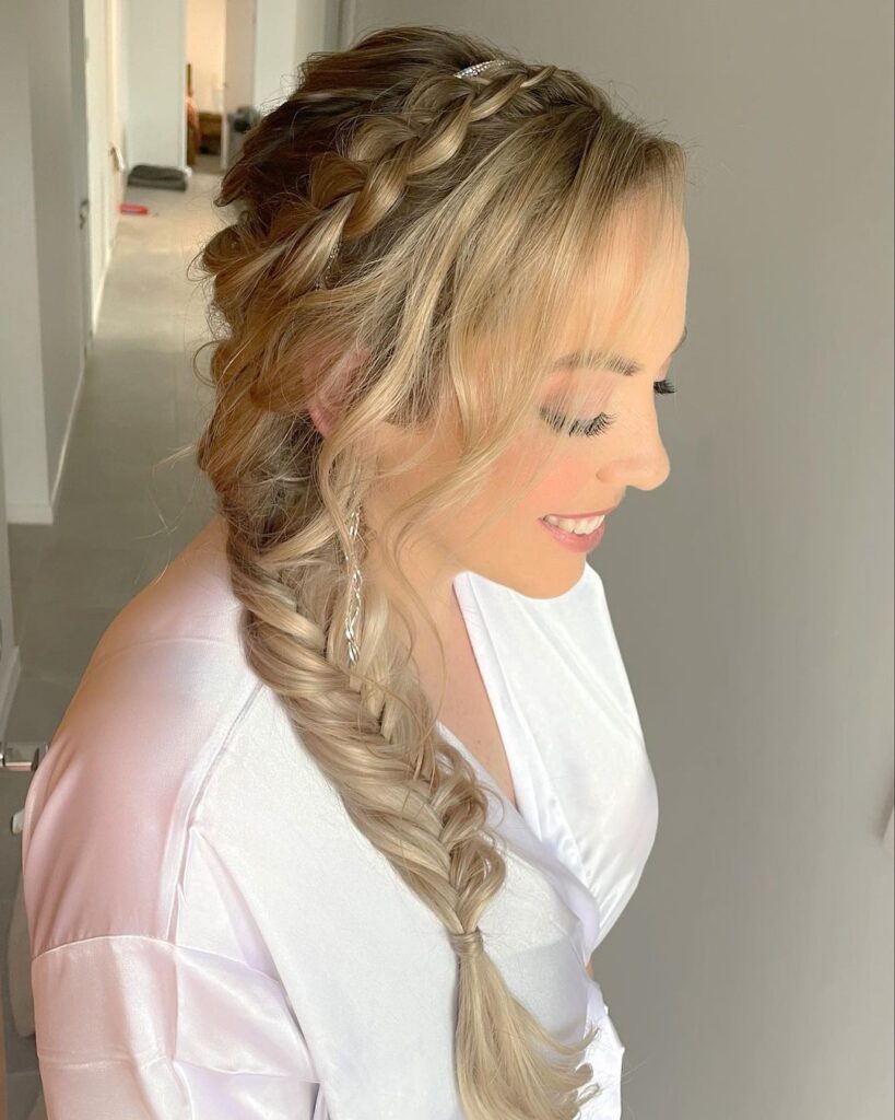 ACCONCIATURE DA SPOSA CON TRECCIA Tante Idee Da Copiare