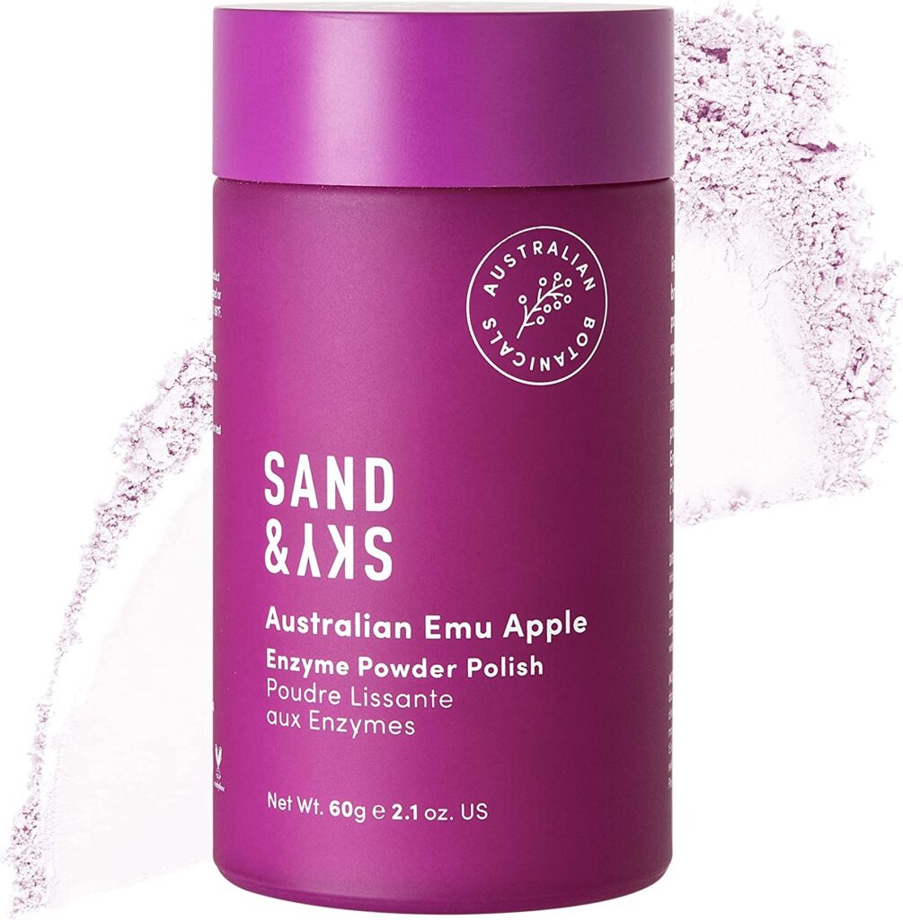 Sand & Sky polvere esfoliante agli enzimi della mela degli emù australiana Sand & Sky polvere esfoliante agli enzimi della mela degli emù australiana