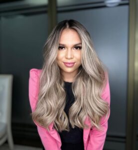 Balayage biondo freddo Balayage biondo freddo