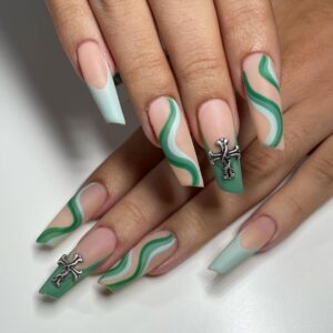Lipstick nails Lipstick nails