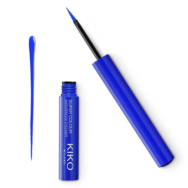 Eyeliner blu Kiko Super Colour Waterproof n°06 Blue Eyeliner blu Kiko Super Colour Waterproof n°06 Blue