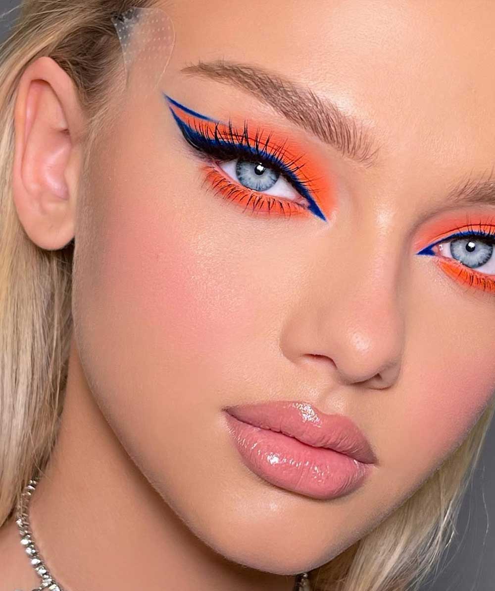 Trucco eyeliner blu Trucco eyeliner blu