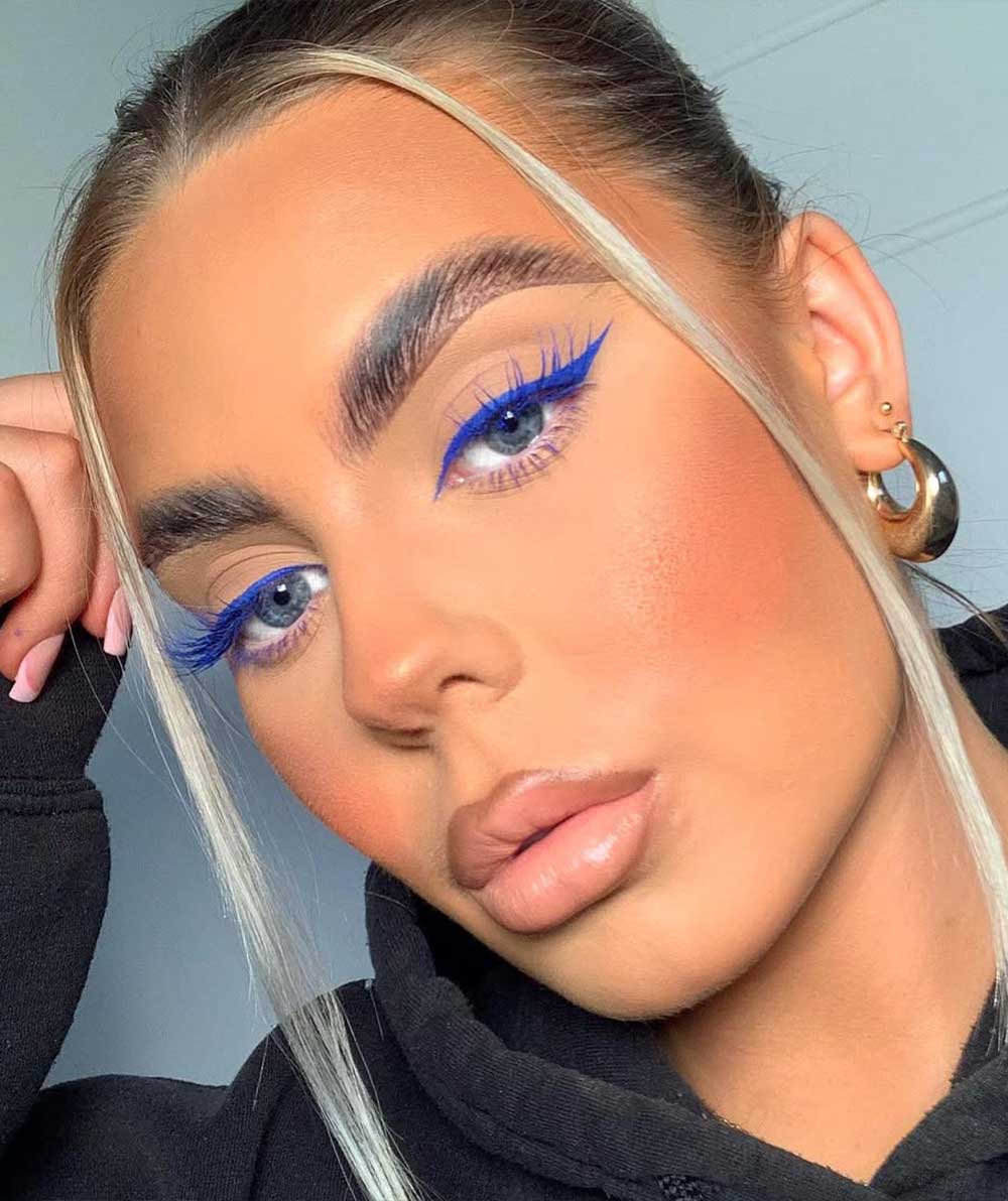 Trucco eyeliner blu Trucco eyeliner blu