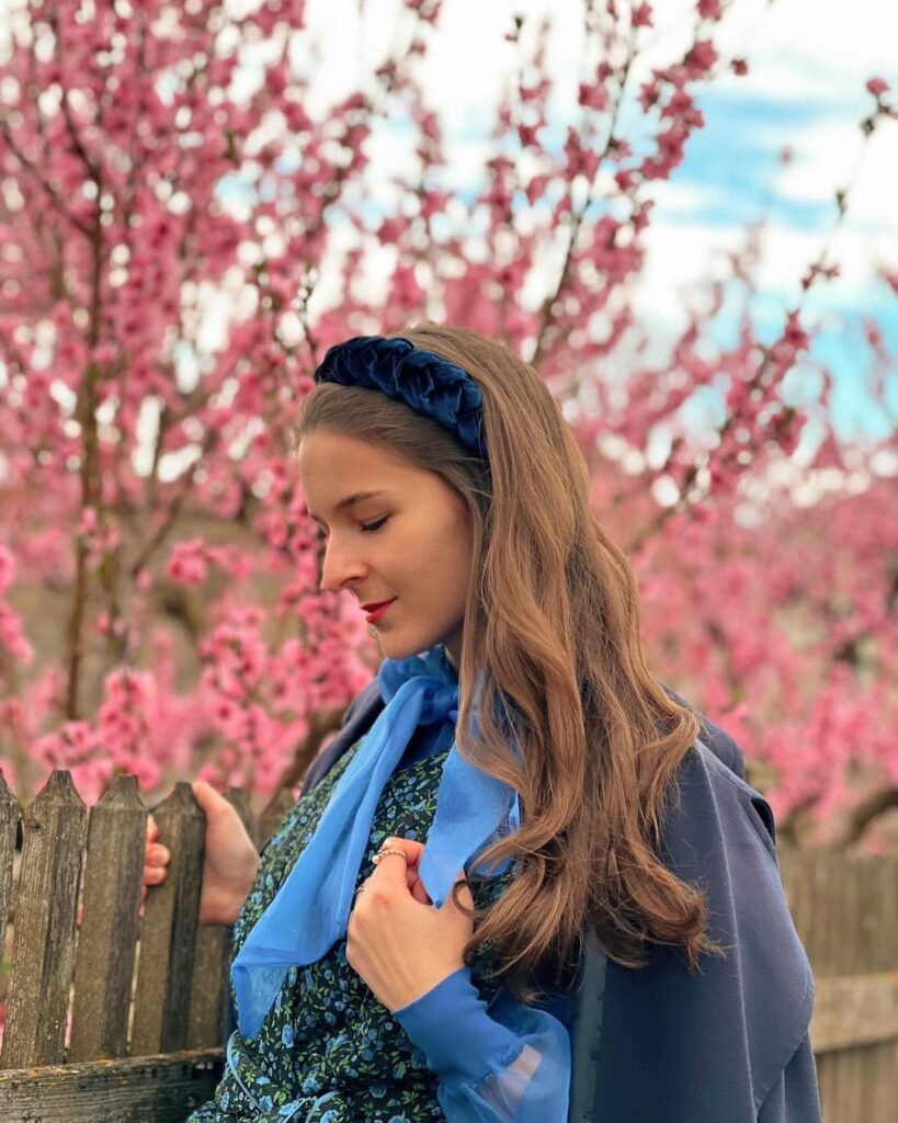 Cerchietto per capelli bimba - Cerchietto con fiori in raso