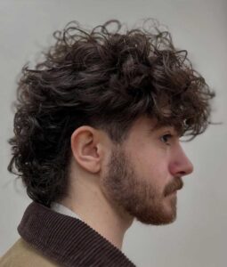 Mullet riccio uomo