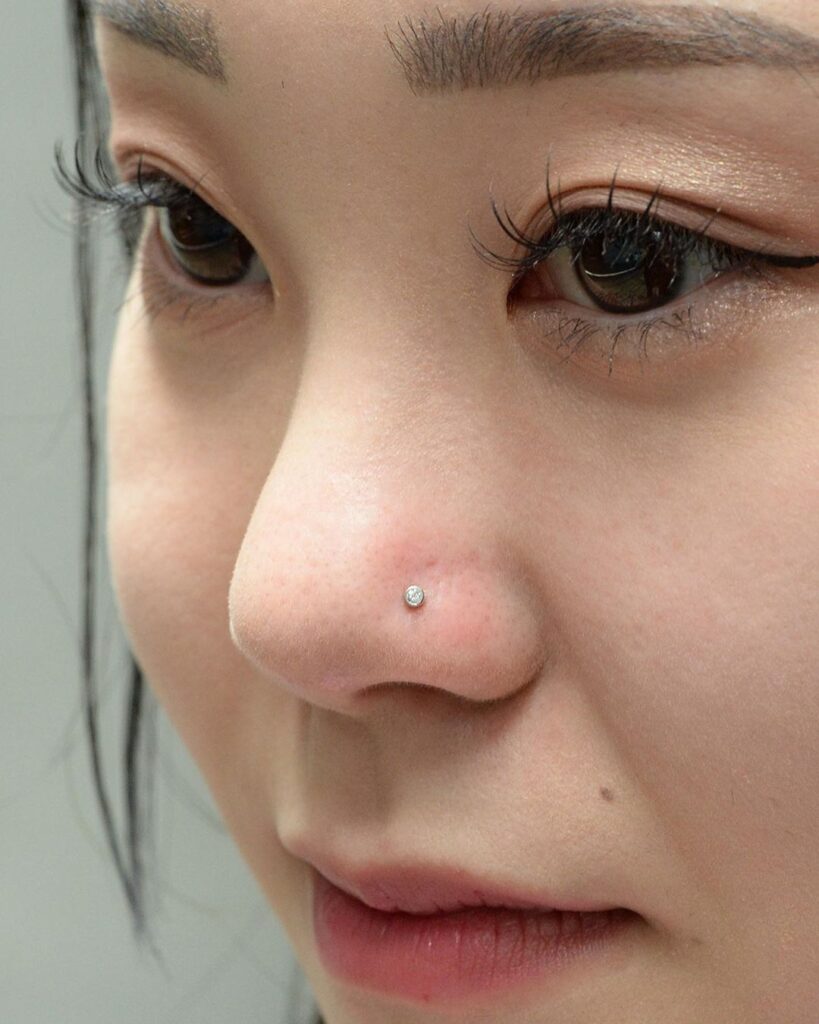 Anello Naso Doppio In Titanio G23 - Piercing Finto Ipoallergenico 20G, 8mm/10mm, Argento/Oro/Nero - Foto 5