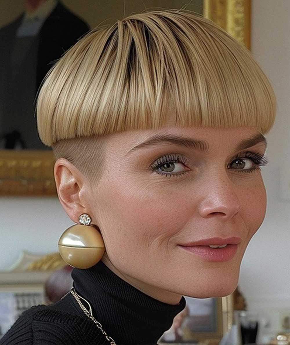 Bowl Cut - Taglio capelli donna cortissimi Bowl Cut - Taglio capelli donna cortissimi