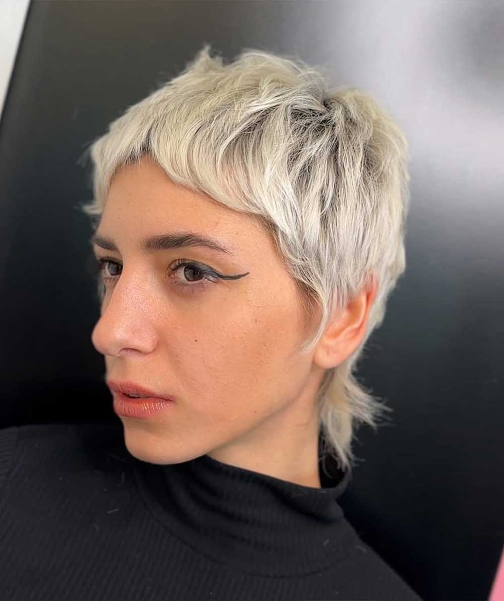 Mullet corto - tagli capelli cortissimi donne Mullet corto - tagli capelli cortissimi donne