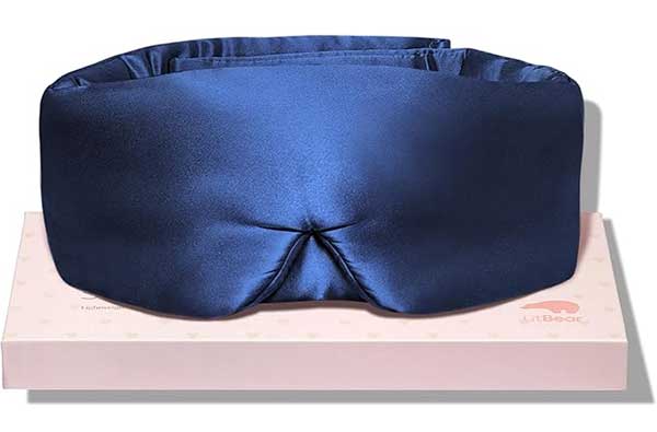 LitBear Maschera da sonno in seta per chi dorme sul fianco LitBear Maschera da sonno in seta per chi dorme sul fianco