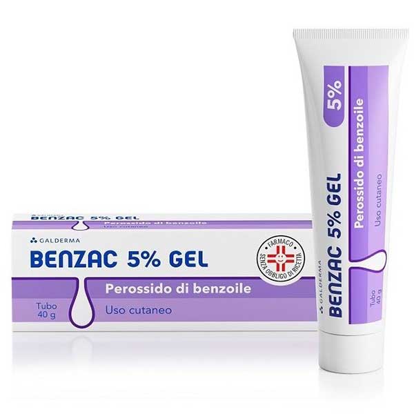Benzac 5% Gel Perossido di Benzoile 40 g Benzac 5% Gel Perossido di Benzoile 40 g